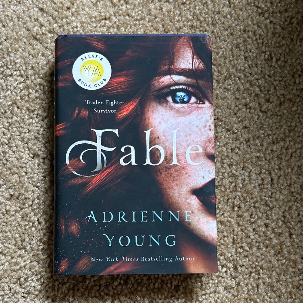 Adrienne Young 'Fable' Hardcover - Red and Blue Cover